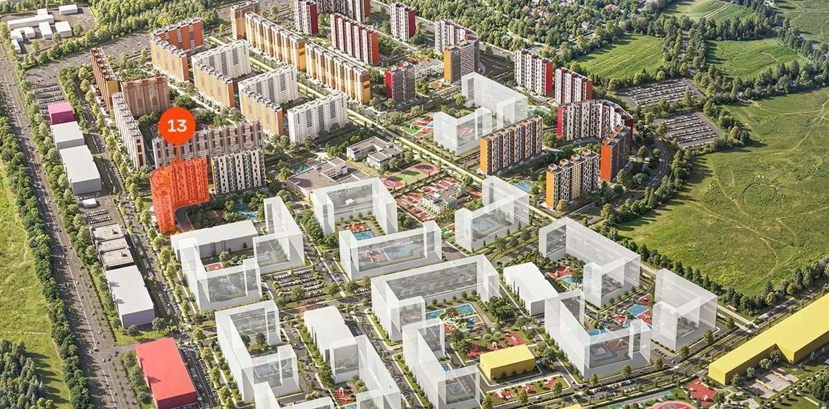 квартира г Домодедово Домодедово Парк жилой комплекс, к 13, Остафьево фото 4