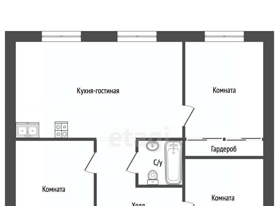 дом г Коломна Митяево, 60 фото 1