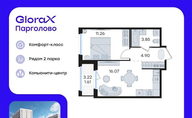 п Парголово Глоракс Парголово жилой комплекс фото
