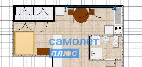 квартира г Бийск ул Декабристов 22 фото 2