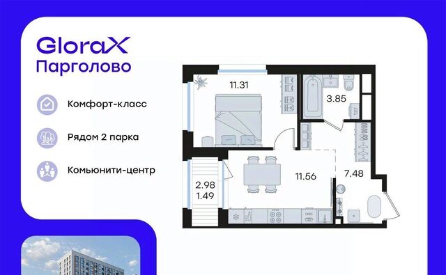 п Парголово Глоракс Парголово жилой комплекс фото