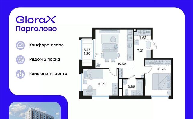 п Парголово Глоракс Парголово жилой комплекс фото