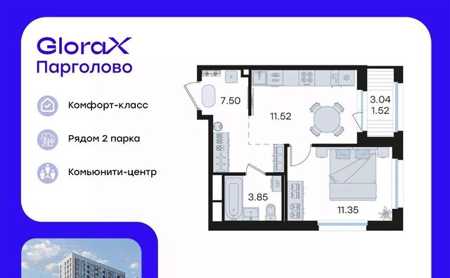 п Парголово Глоракс Парголово жилой комплекс фото