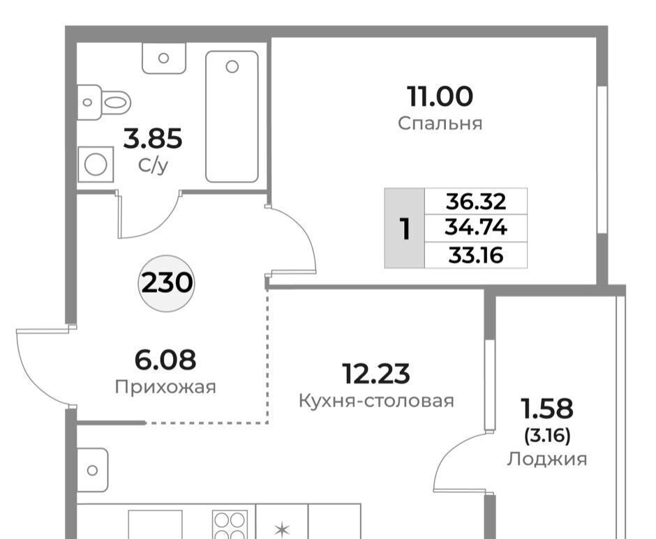 квартира г Калининград р-н Ленинградский ул Пригородная ЖК «Легенды Девау» жилой дом фото 2