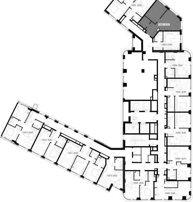 квартира г Москва метро Тушинская мультиквартал CITYZEN ЖК Ситизен, к 1 фото 2