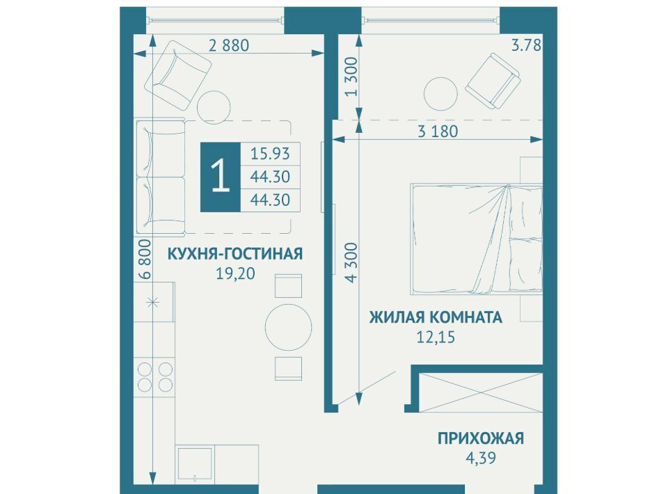 квартира г Краснодар п Березовый р-н Прикубанский Витаминкомбинат фото 1