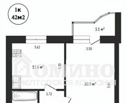 квартира г Тюмень р-н Калининский ул Баумана 31/2 фото 2