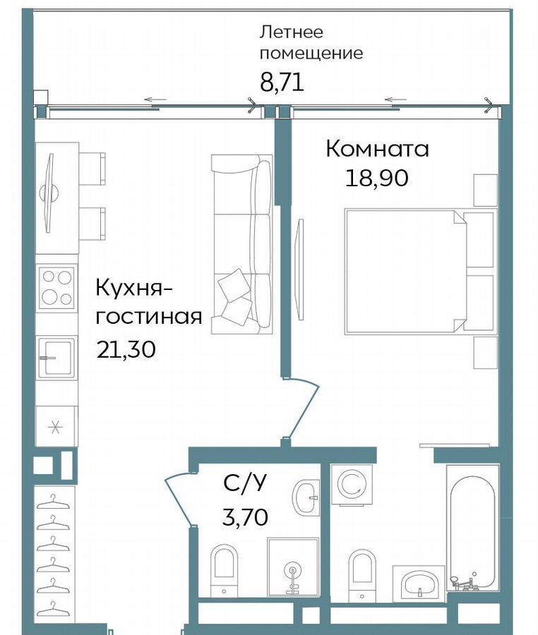 квартира г Саки ул Морская 2 TEMPO фото 1