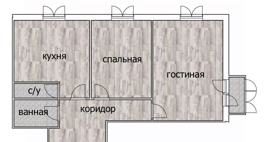 квартира г Москва метро Комсомольская пр-кт Московский 1 Московская область, Пушкино фото 2