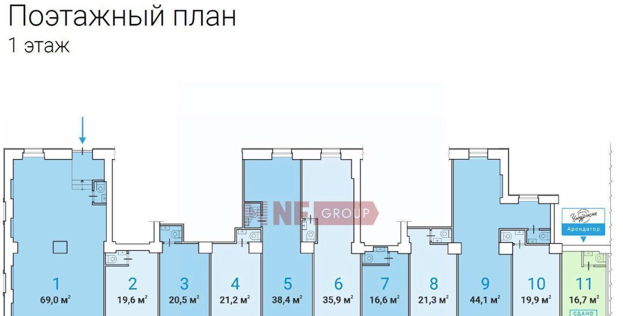торговое помещение г Москва метро Академическая ул Дмитрия Ульянова 10/1к 1 фото 2