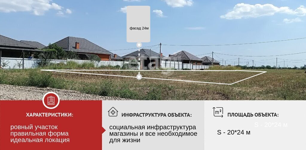 земля г Краснодар п Российский фото 2