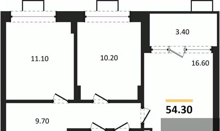 квартира г Воронеж р-н Железнодорожный ул Остужева 52/5 фото 1