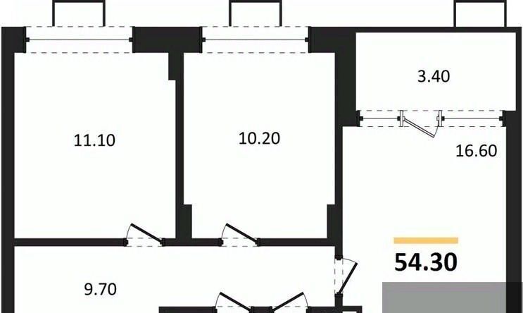 квартира г Воронеж р-н Железнодорожный ул Остужева 52/5 фото 1