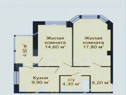 квартира г Ростов-на-Дону р-н Октябрьский пер Доломановский 116/1 фото 2