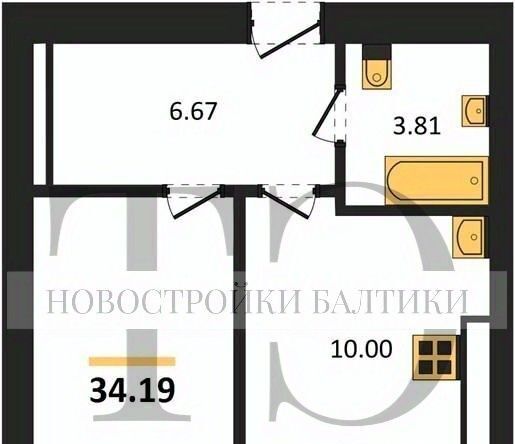 квартира г Калининград р-н Ленинградский ул Героя России Катериничева фото 1