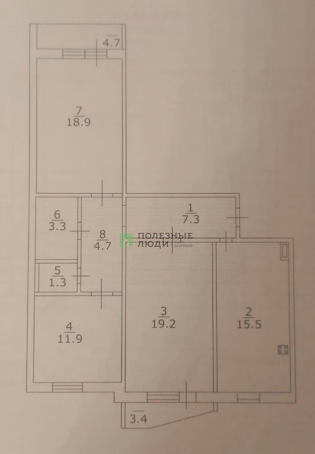 квартира г Саратов р-н Ленинский 5 квартал ул им Блинова Ф.А. 4 фото 26