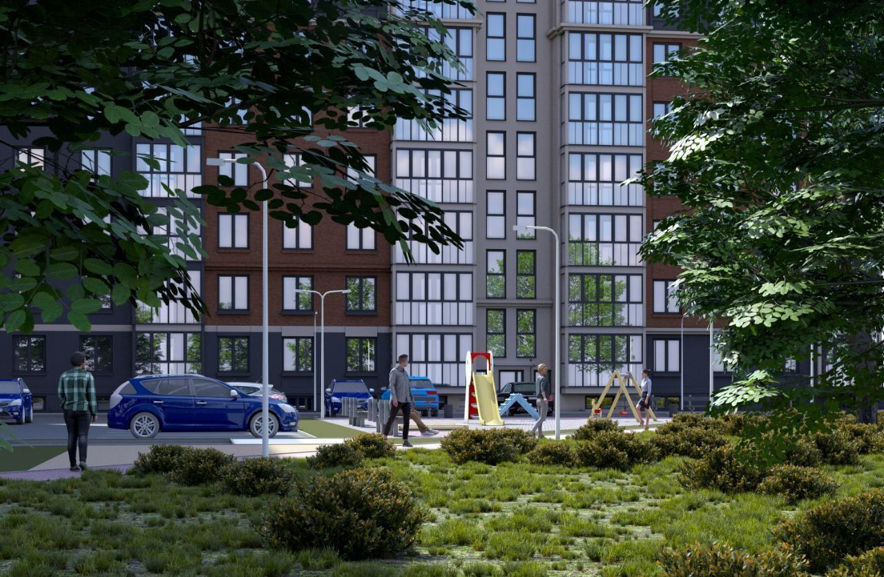 квартира г Калининград р-н Московский ЖК Гринвуд ул. Толстикова, д. 36, корп. 2 фото 7