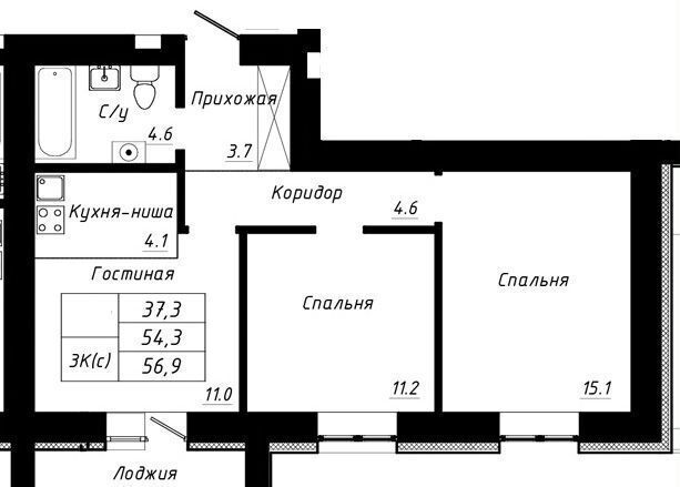 квартира г Барнаул р-н Индустриальный тракт Павловский 196а ЖК «Прайм» корп. 2 фото 10