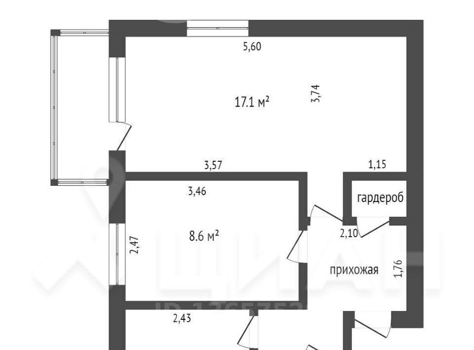 квартира г Ангарск кв-л 72 1 фото 2