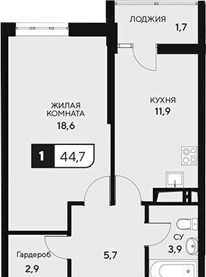 квартира р-н Анапский г Анапа ш Анапское 18 фото 2