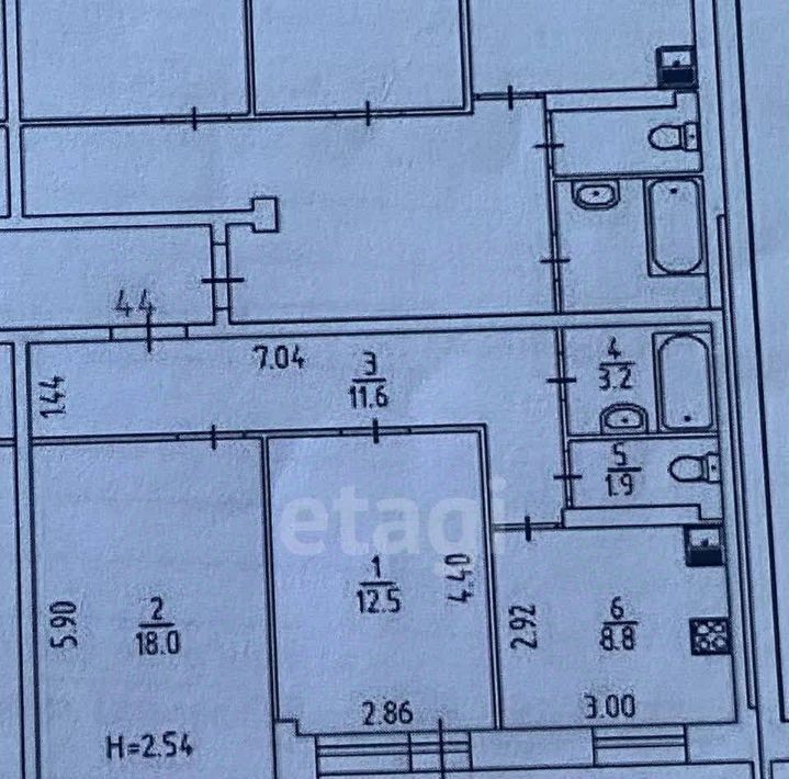 квартира г Пермь р-н Дзержинский ул Маяковского 45 фото 16
