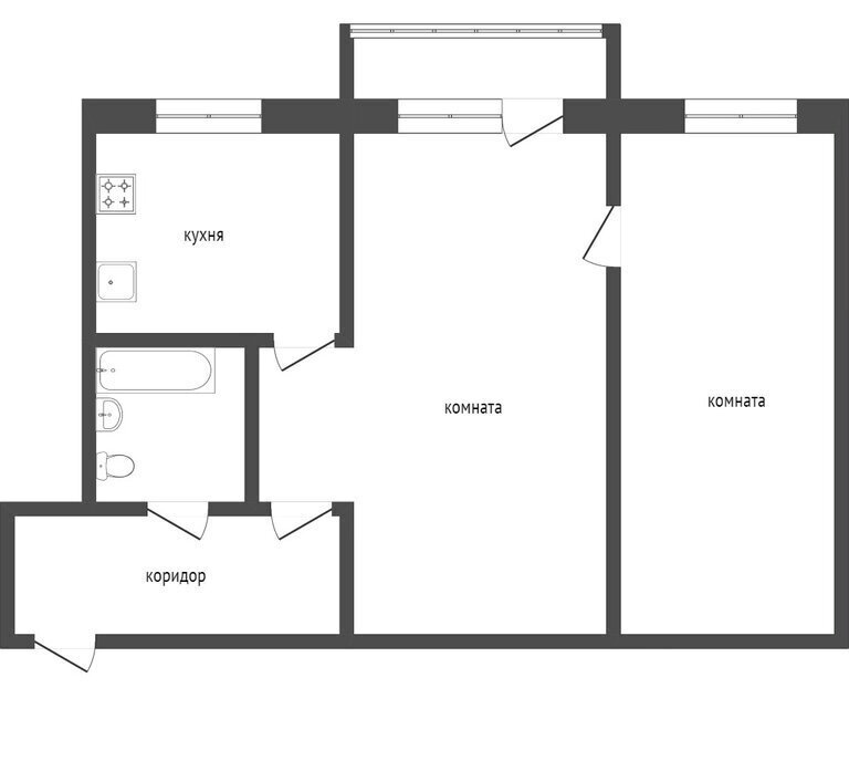 квартира г Курган ул Калинина 18 фото 1