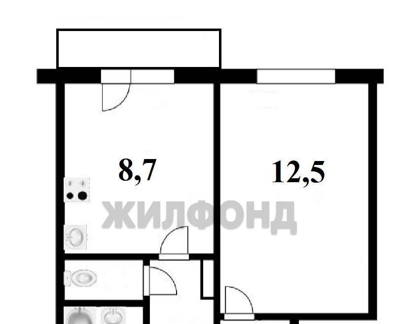 квартира г Новосибирск ул Мира 59/1 Площадь Маркса фото 2