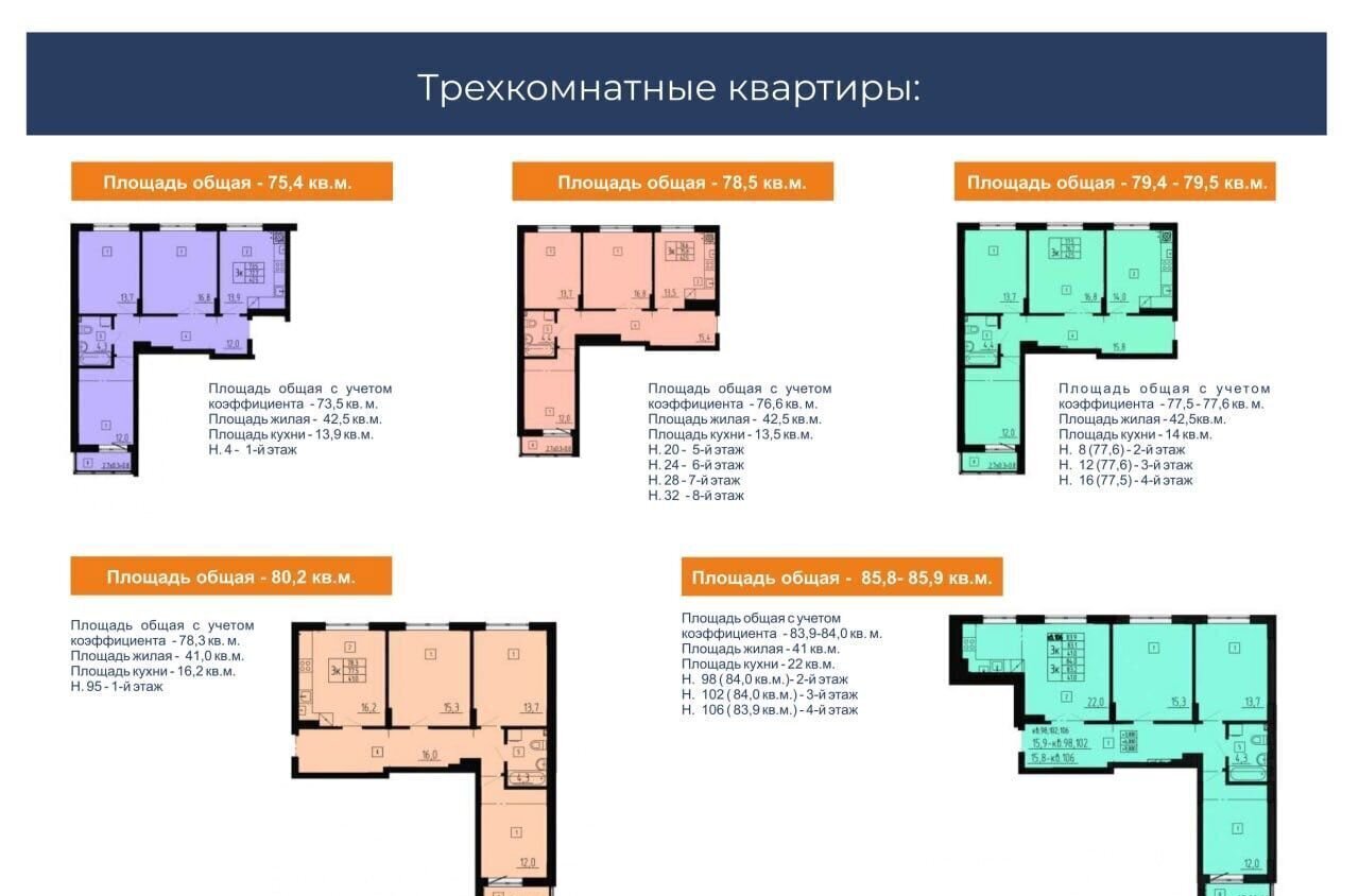 квартира г Калининград р-н Московский ул Подполковника Емельянова 1 фото 2