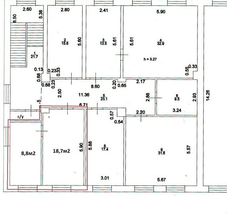 офис г Казань метро Площадь Тукая ул Мазита Гафури 50к/1 фото 11