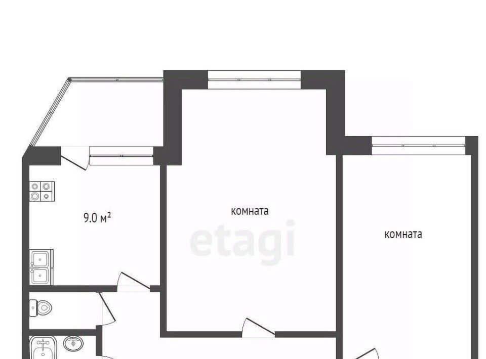 квартира г Сургут ул Федорова 59 23-й фото 2