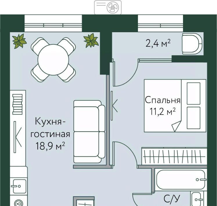 квартира г Волгоград р-н Советский ул Новосибирская 74 фото 1