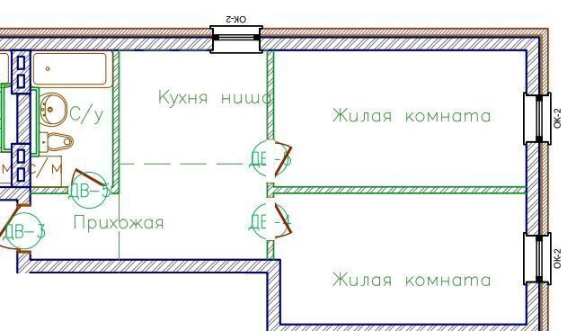 квартира г Ростов-на-Дону р-н Октябрьский пр-кт Ленина 15 фото 17