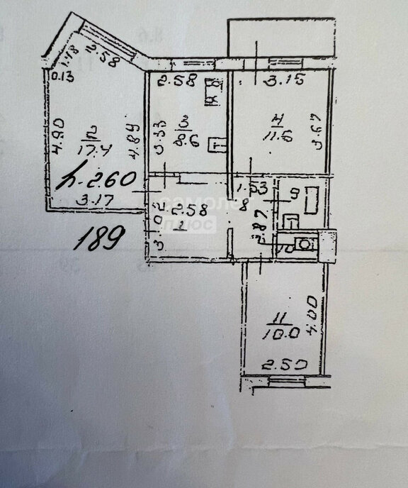 квартира г Липецк улица П. И. Смородина, 20 фото 25