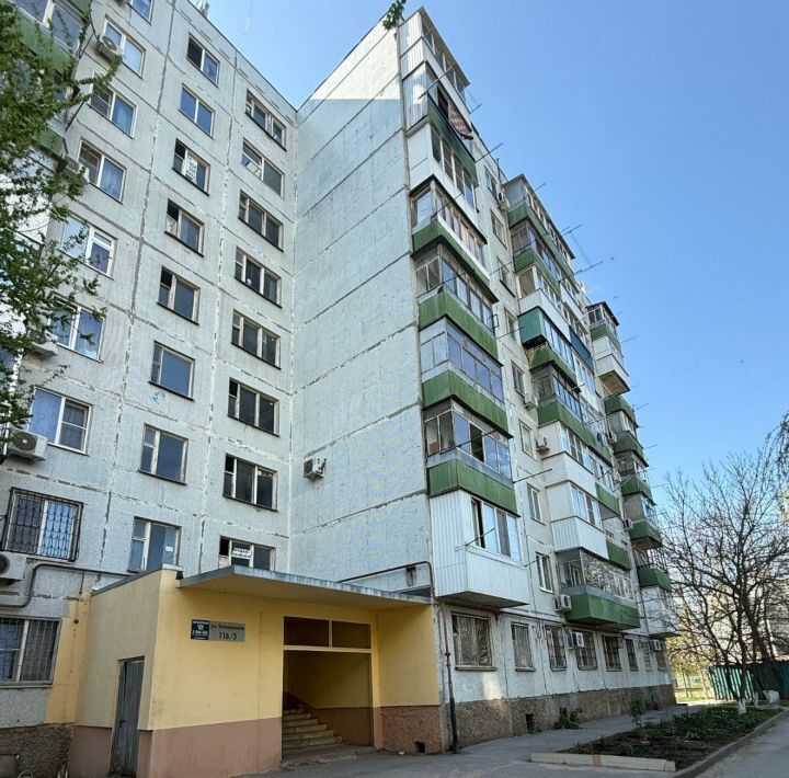 квартира г Ростов-на-Дону р-н Октябрьский ул Таганрогская 116/5 фото 13