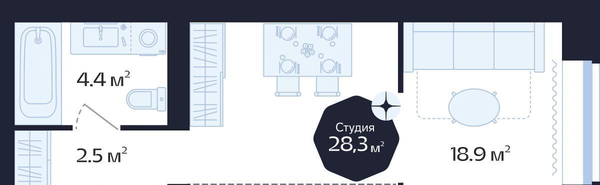 квартира г Тюмень р-н Центральный ул Новгородская 20 фото 1
