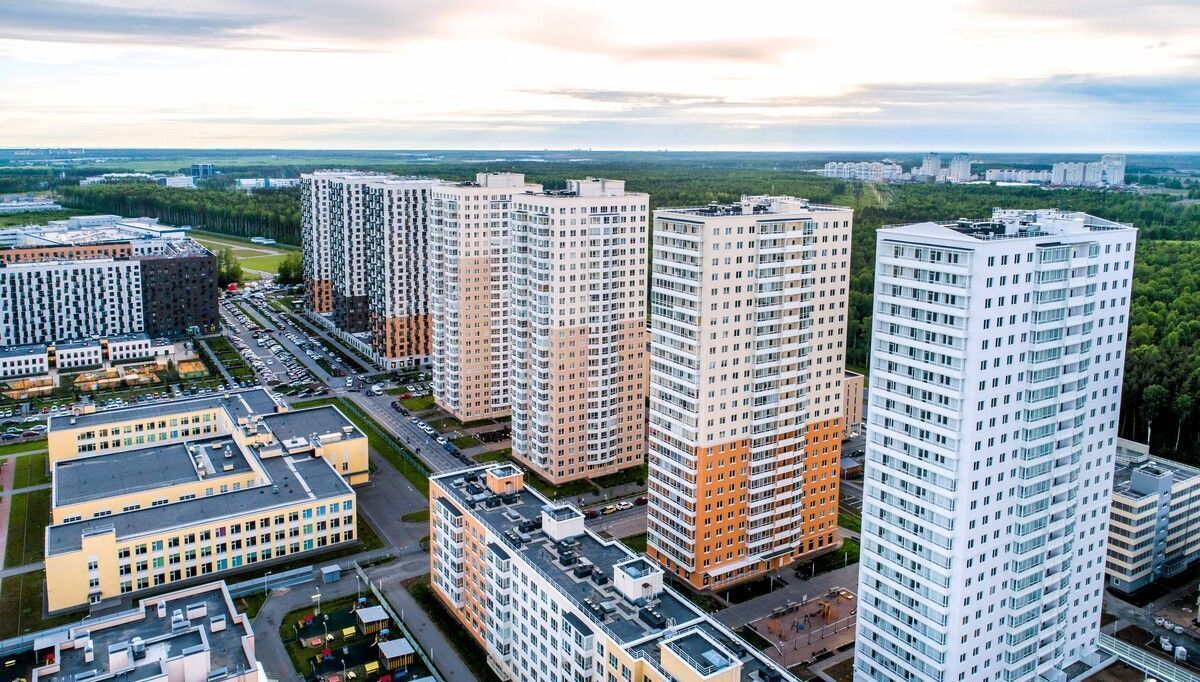 квартира г Санкт-Петербург метро Проспект Просвещения ш Суздальское 1 корп. 1, д. 22 фото 5