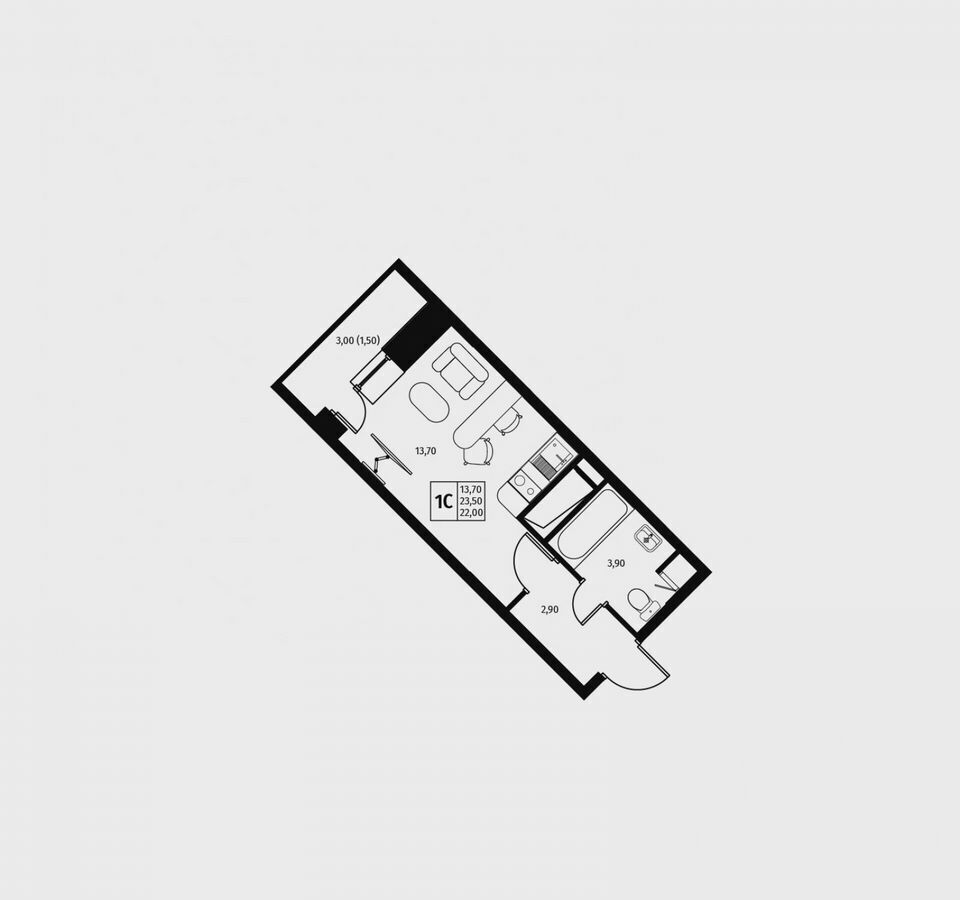 квартира г Домодедово ул Ледовская 3 фото 1