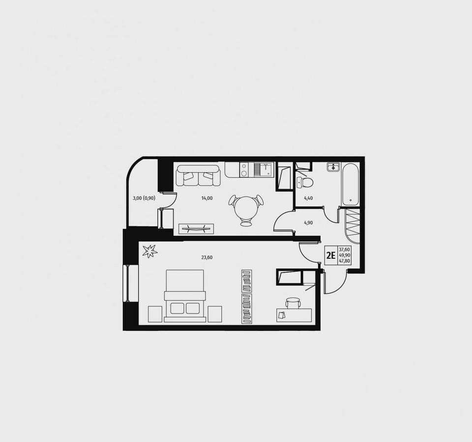 квартира г Домодедово ул Ледовская 3 фото 1