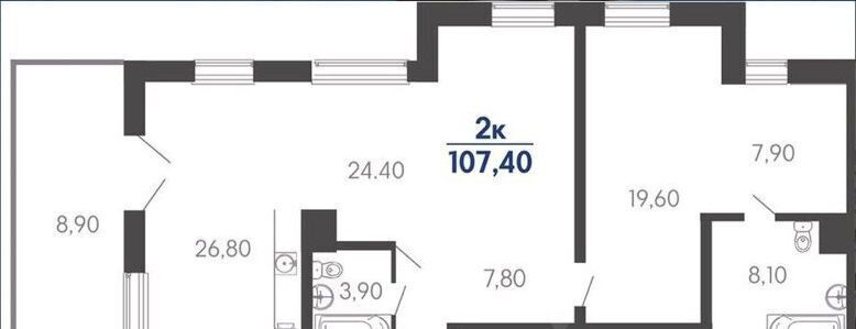 квартира г Краснодар р-н Карасунский ул Бородинская 152 фото 2