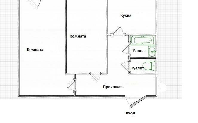 квартира г Люберцы Городок А ул 3-е почтовое отделение 31 Котельники фото 11
