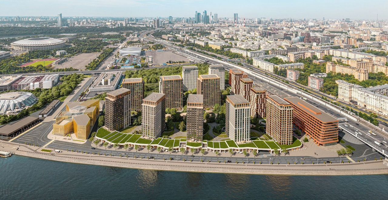 квартира г Москва метро Воробьевы горы наб Лужнецкая 2/4 стр. В 2 фото 4