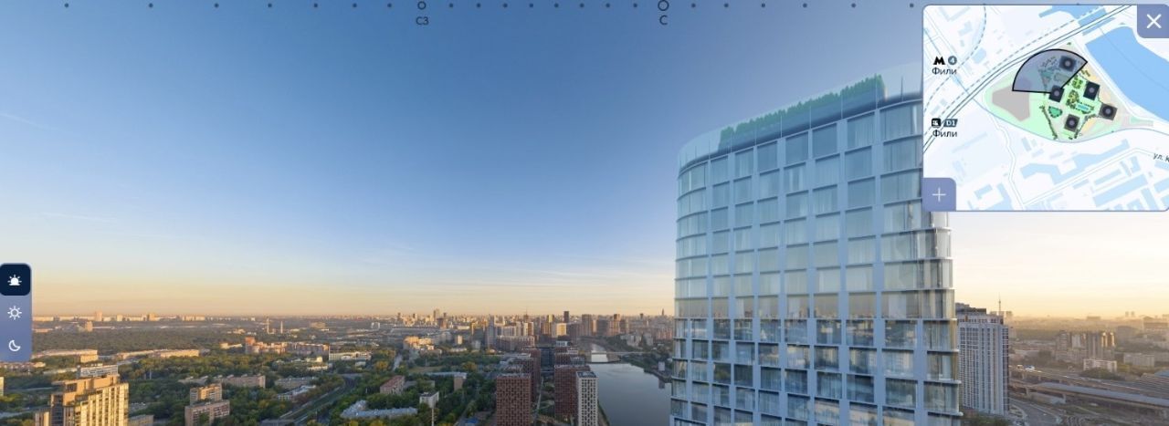 квартира г Москва метро Багратионовская проезд Кутузовский 16а/1 фото 3