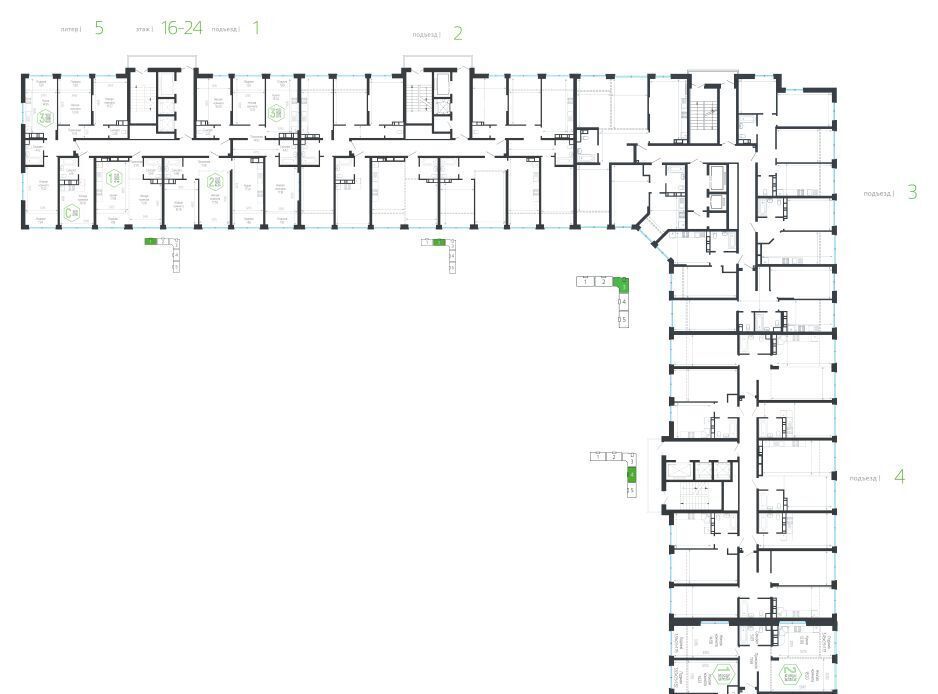 квартира г Краснодар р-н Центральный ул Обрывная 132/1к 5 фото 2