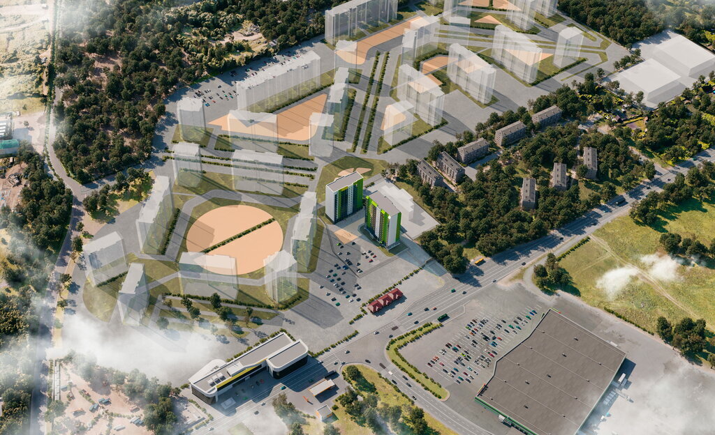 квартира г Новосибирск Гагаринская ул Кедровая 80/4 фото 1