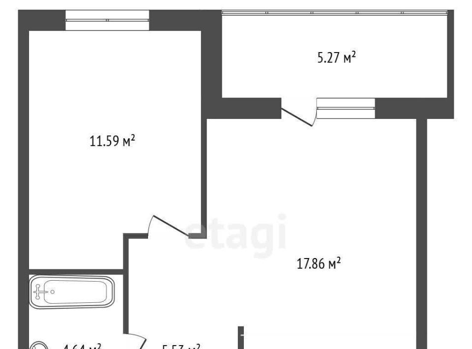 квартира г Тюмень р-н Центральный ул Газовиков 73 фото 3