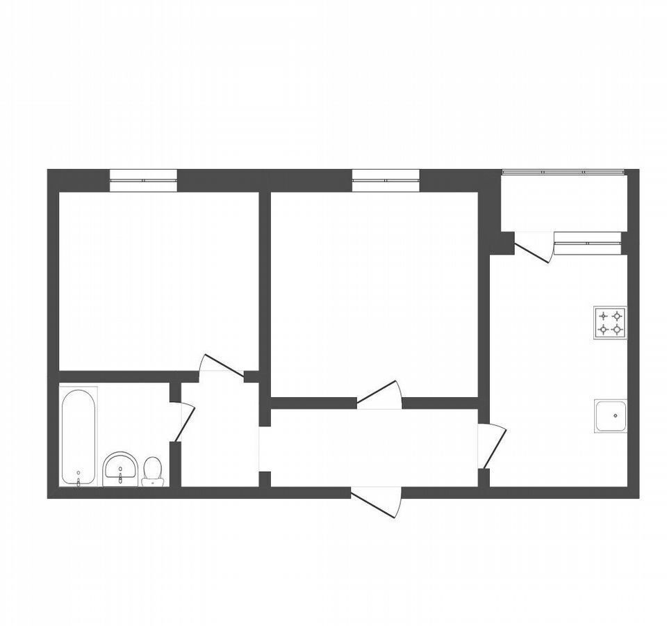 квартира г Тюмень р-н Центральный ул Газовиков 14 фото 27