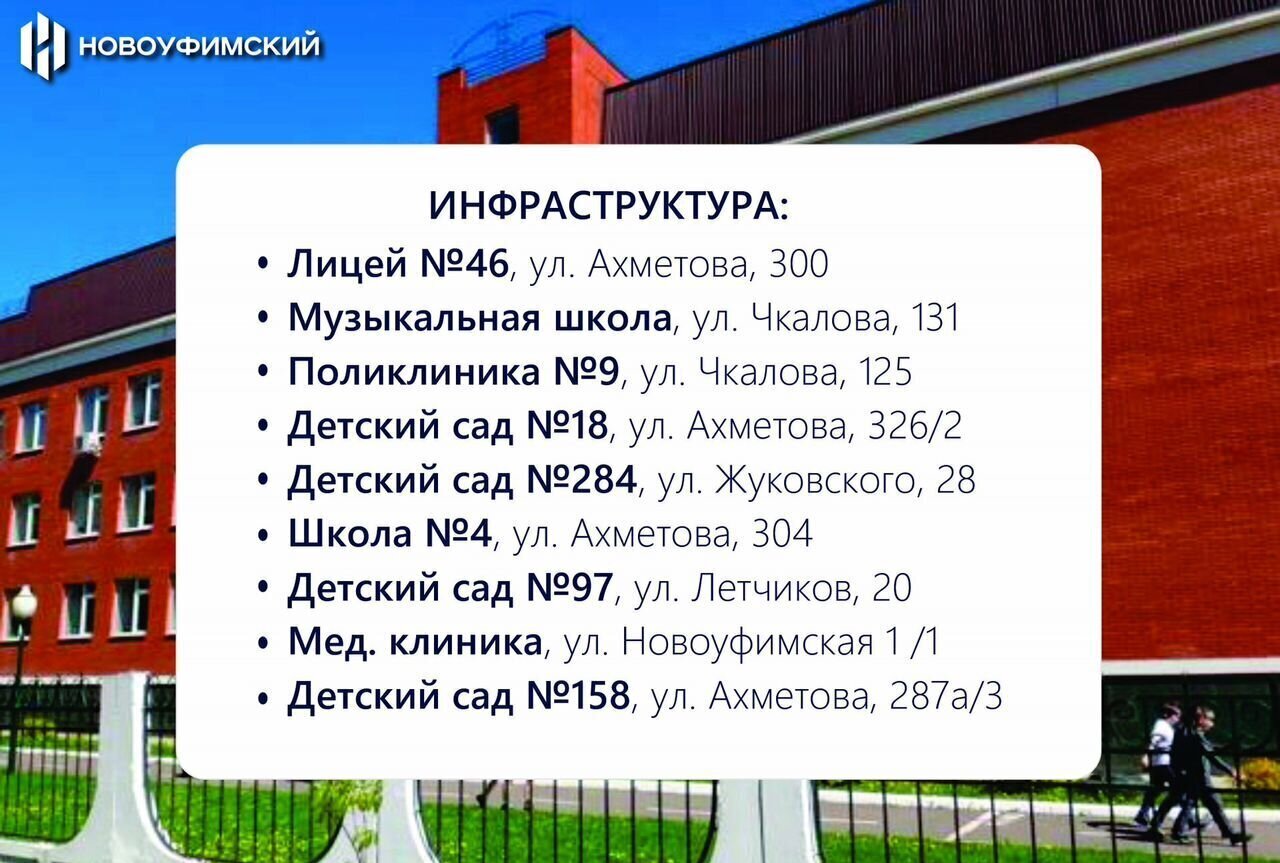 квартира г Уфа ул. Новоуфимская, д. 13 фото 14