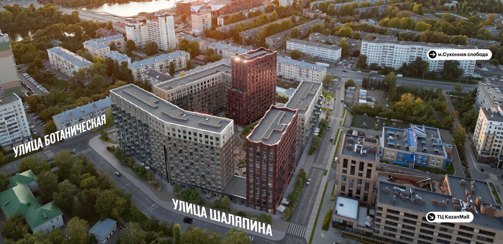 квартира г Казань Суконная слобода ул 1-я Бугульминская фото 1
