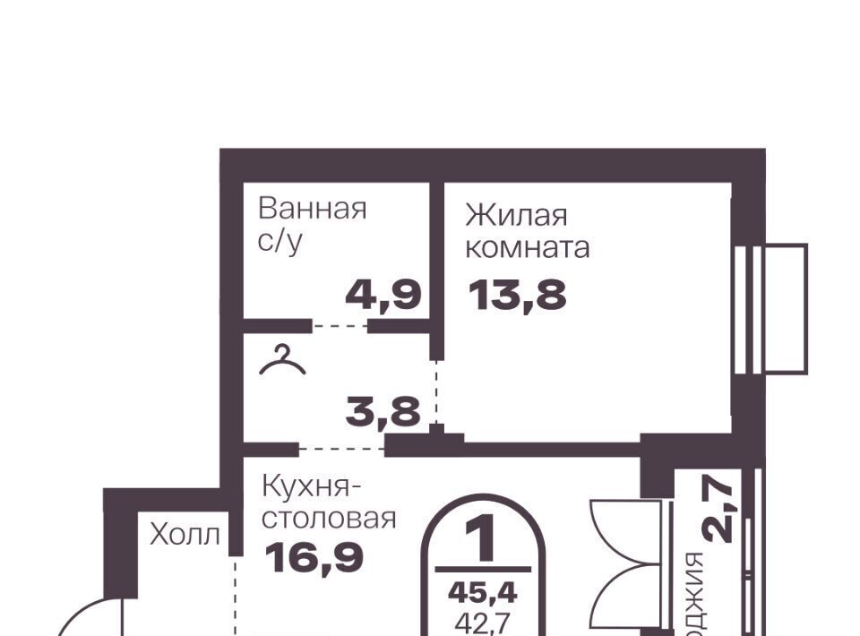 квартира г Челябинск р-н Тракторозаводский пр-кт Ленина 19в фото 1