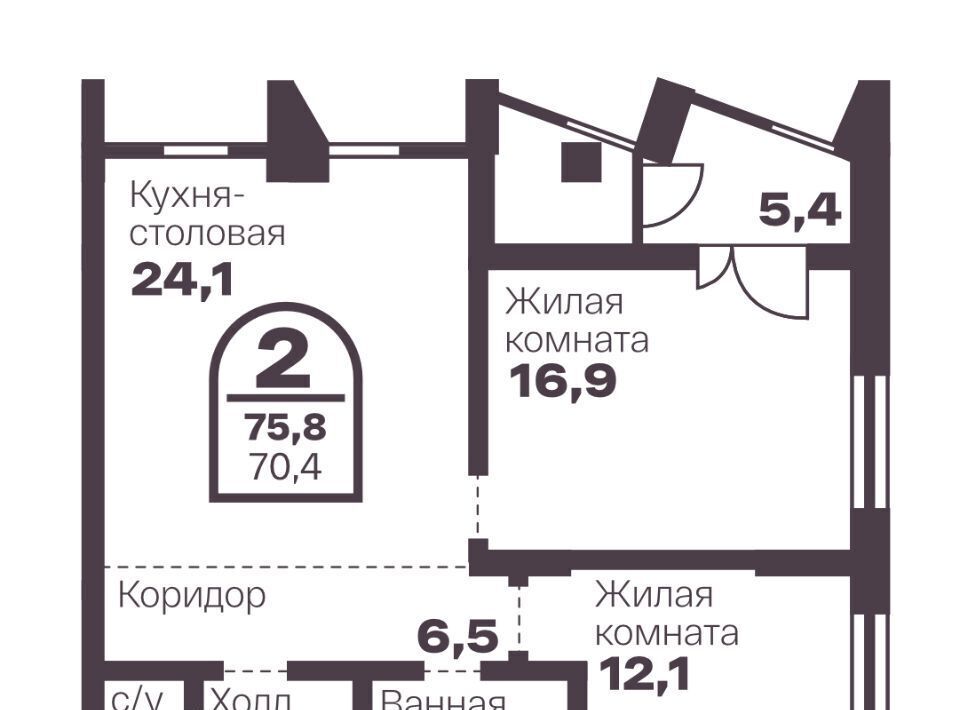 квартира г Челябинск р-н Тракторозаводский пр-кт Ленина 19в фото 1